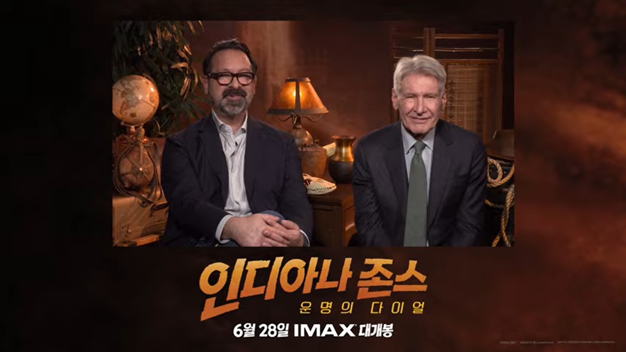 ▲ 제임스 맨골드(왼쪽), 해리슨 포드. 제공ㅣ월트디즈니컴퍼니코리아