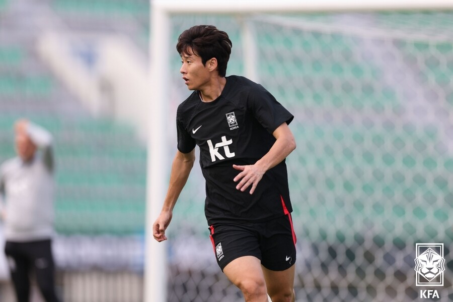 ▲ 대표팀에 소집된 안현범 ⓒ대한축구협회