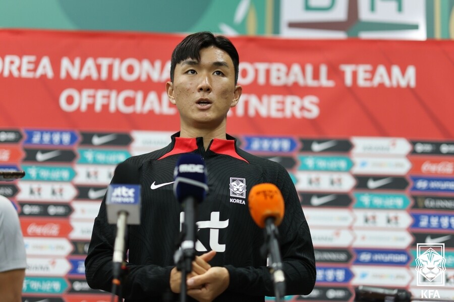 ▲ 축구대표팀 미드필더 황인범. ⓒ대한축구협회