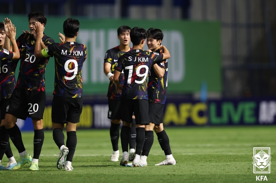 ▲ 변성환 감독이 이끈 한국 U-17 대표팀이 카타르에 이어 아프가니스탄도 제압했다  ⓒ대한축구협회