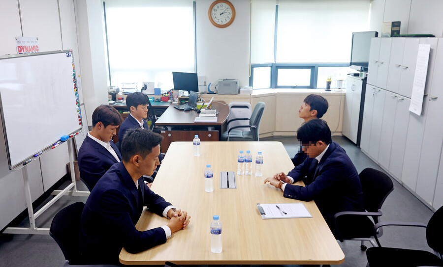 ▲ 상벌위에 출석한 선수들 ⓒ연합뉴스