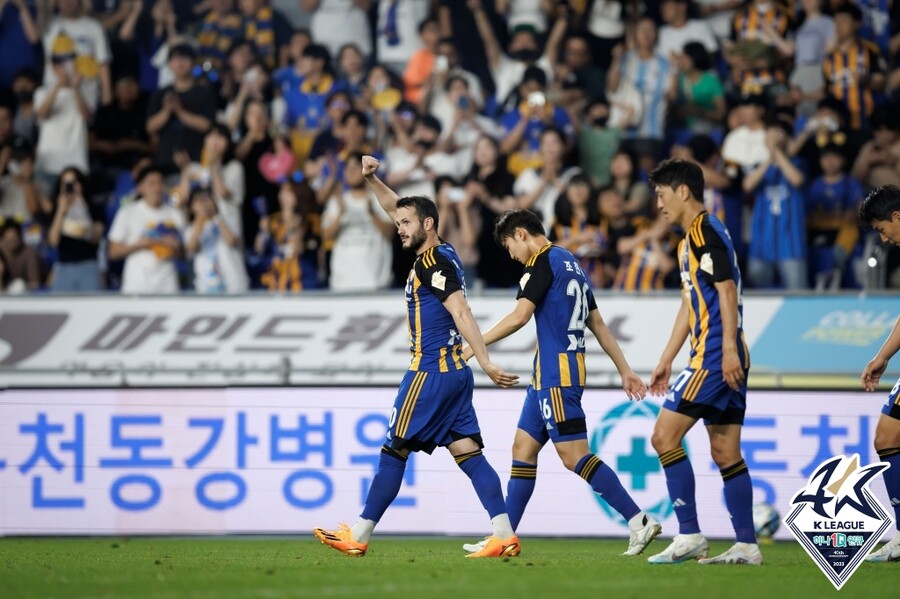 ▲ 울산은 어느 때보다 힘들었던 A매치 기간을 딛고 홈에서 이겼다 ⓒ한국프로축구연맹