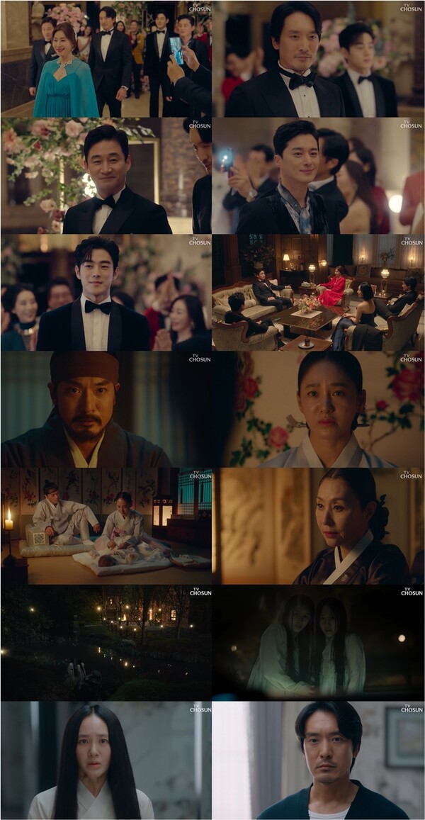 ▲ 24일 방송된 TV조선 주말미니시리즈 ‘아씨 두리안’ 2회 장면들. 방송화면 캡처