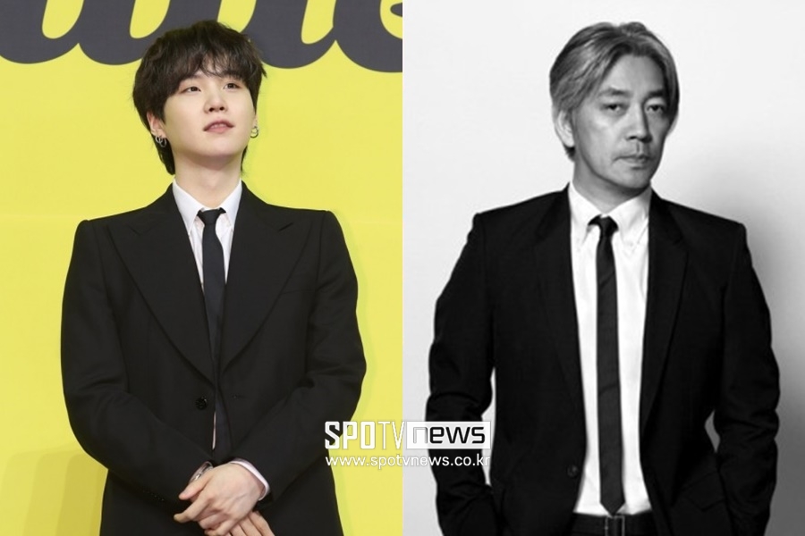 ▲ 방탄소년단 슈가(왼쪽), 사카모토 류이치. 출처|  ⓒ곽혜미 기자, 빈체로