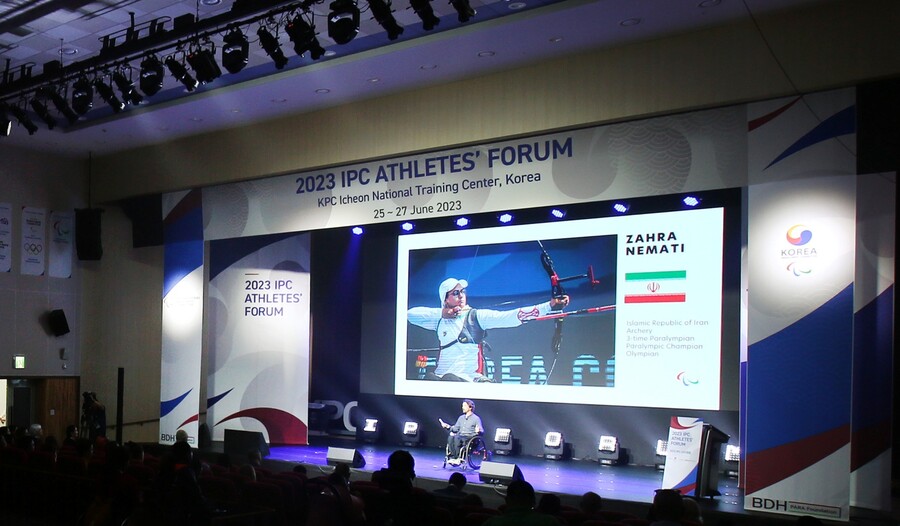 대한장애인체육회 이천선수촌에서 열린 2023 IPC 선수 포럼 ⓒ대한장애인체육회