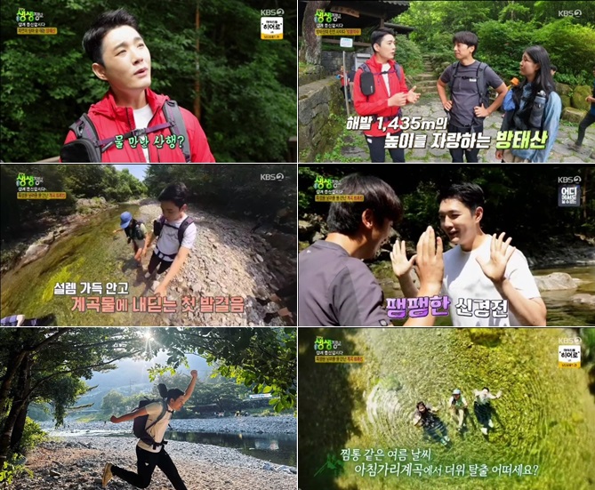최대성, 물 만난 산행…손으로 수박깨기 '박력'('생생정보')
