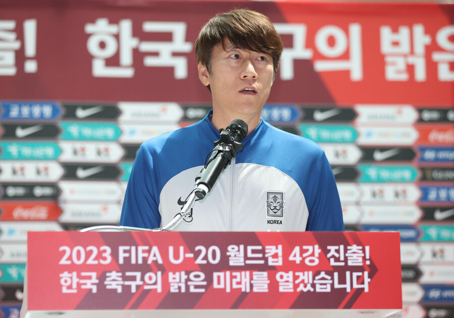 ▲ 김은중 감독은 냉정하게 제자들이 황금 세대가 아니라고 하면서도 하기에 따라 달린 것이라는 메시지를 던졌다. ⓒ연합뉴스