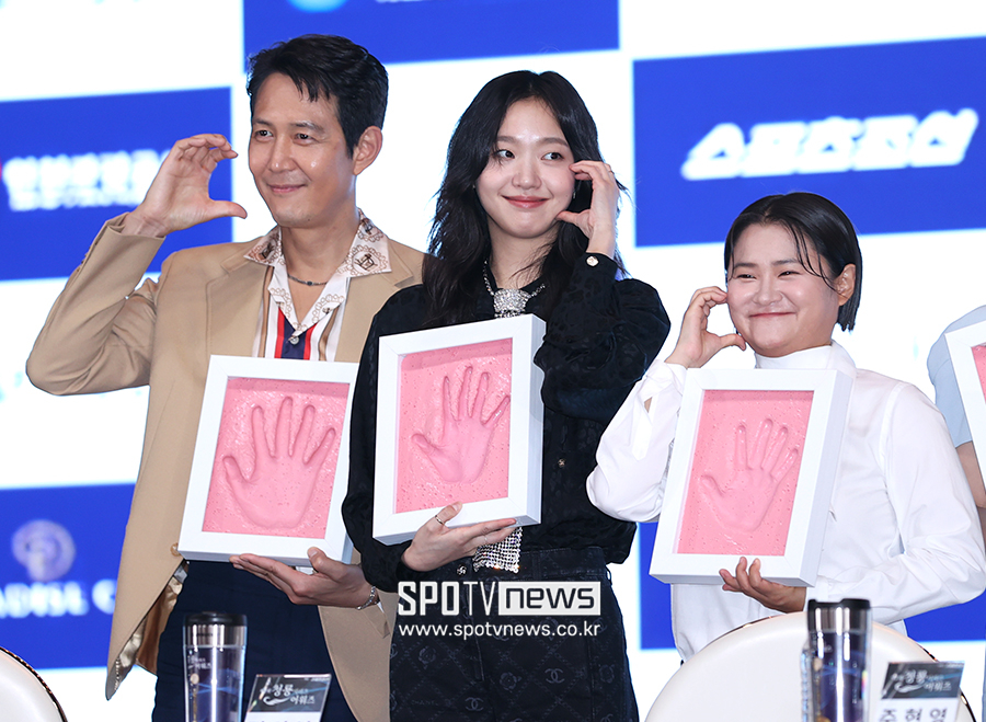 ▲ 이정재 김고은 김신영 ⓒ곽혜미 기자