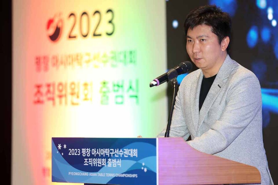 ▲ 대한탁구협회 유승민 회장 ⓒ대한탁구협회