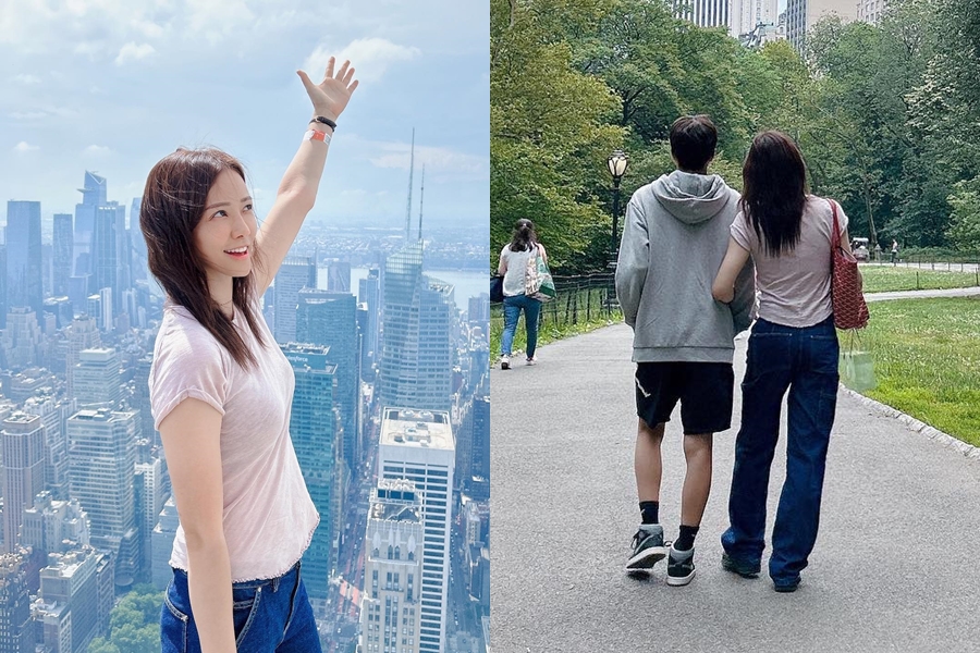 손태영 옆 훈남, ♥권상우가 아니네…장성한 子에 '깜짝'