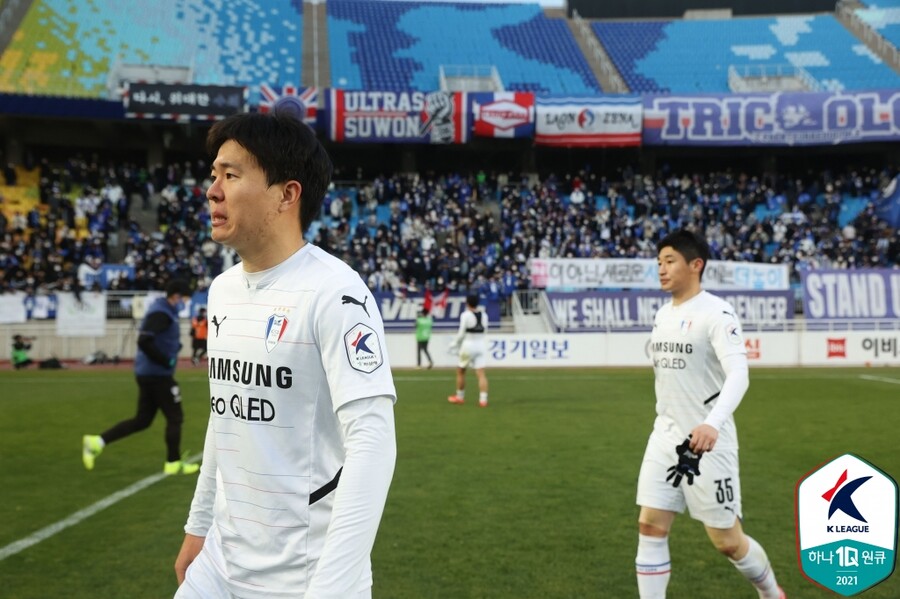 ▲ 수원 복귀를 알린 권창훈. 팀 합류는 조금 더 남았다 ⓒ 한국프로축구연맹