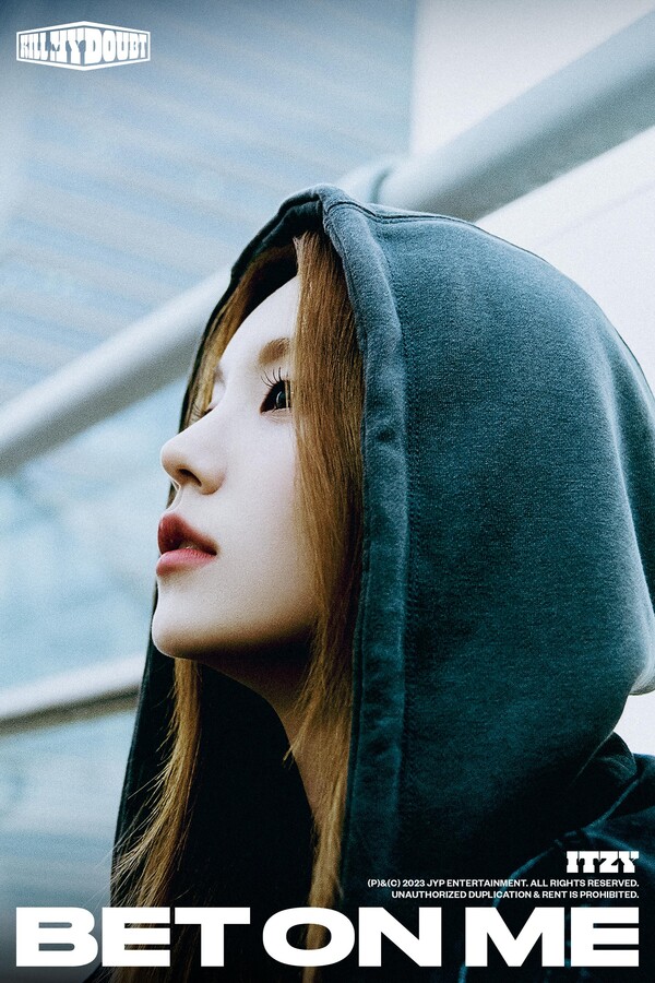 ▲ 있지 예지 '벳 온 미'  티저 포스터. 제공|JYP엔터테인먼트