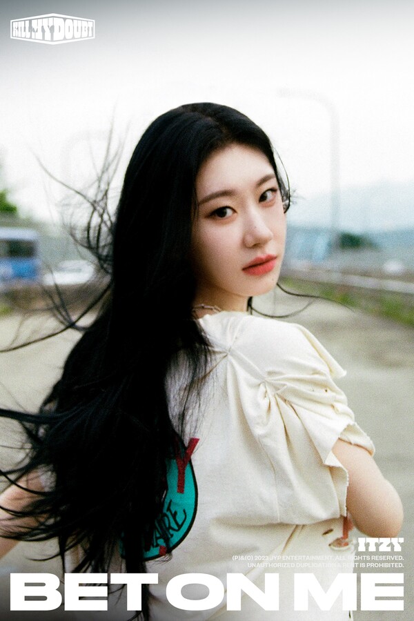 ▲ 있지 채령 '벳 온 미'  티저 포스터. 제공|JYP엔터테인먼트