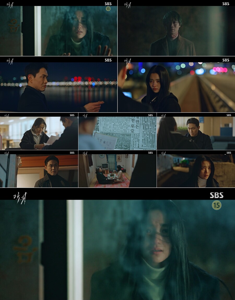 "아빠?" '악귀' 김태리, 父진선규 귀신 만났다 '충격 엔딩'[TV핫샷]