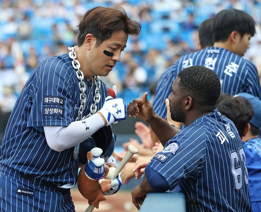 ▲ 강민호 ⓒ삼성 라이온즈