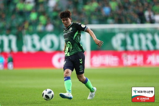 ▲ 전북 시절 김민재 ⓒ한국프로축구연맹