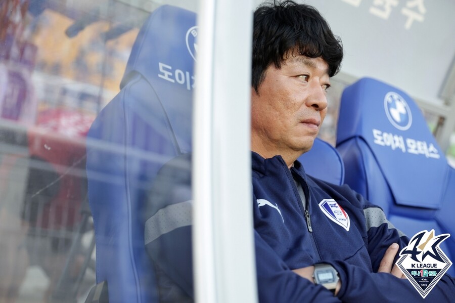 ▲ 김병수 수원 삼성 감독. ⓒ한국프로축구연맹