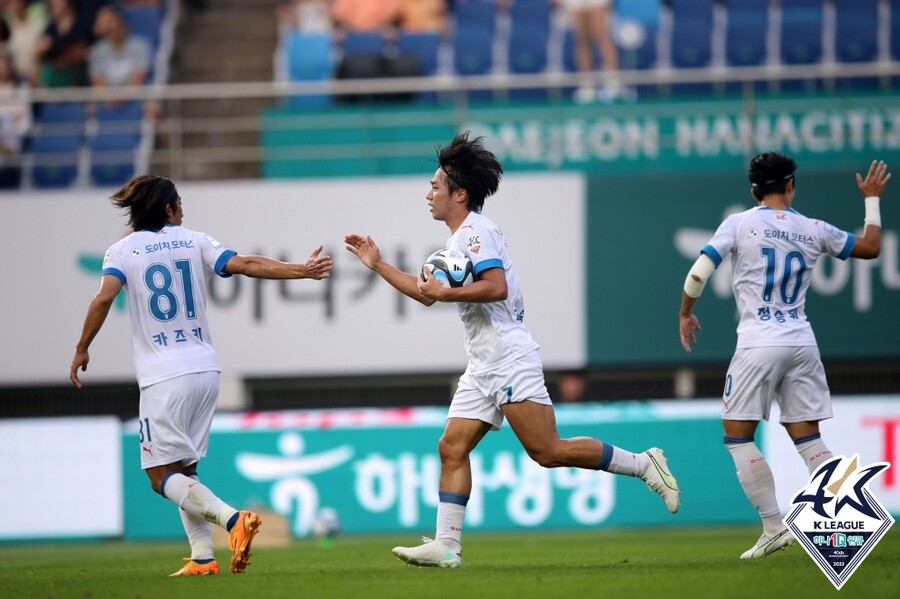 ▲ 대전 하나시티즌-수원 삼성전. ⓒ한국프로축구연맹