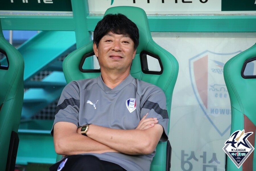 ▲ 김병수 수원 삼성 감독. ⓒ한국프로축구연맹