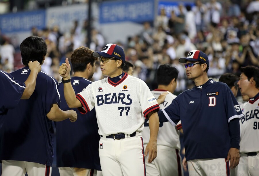 ▲ 8연승의 기세를 이어 두산은 이제 2위 SSG 랜더스와 맞붙을 인천으로 향한다 ⓒ 두산 베어스