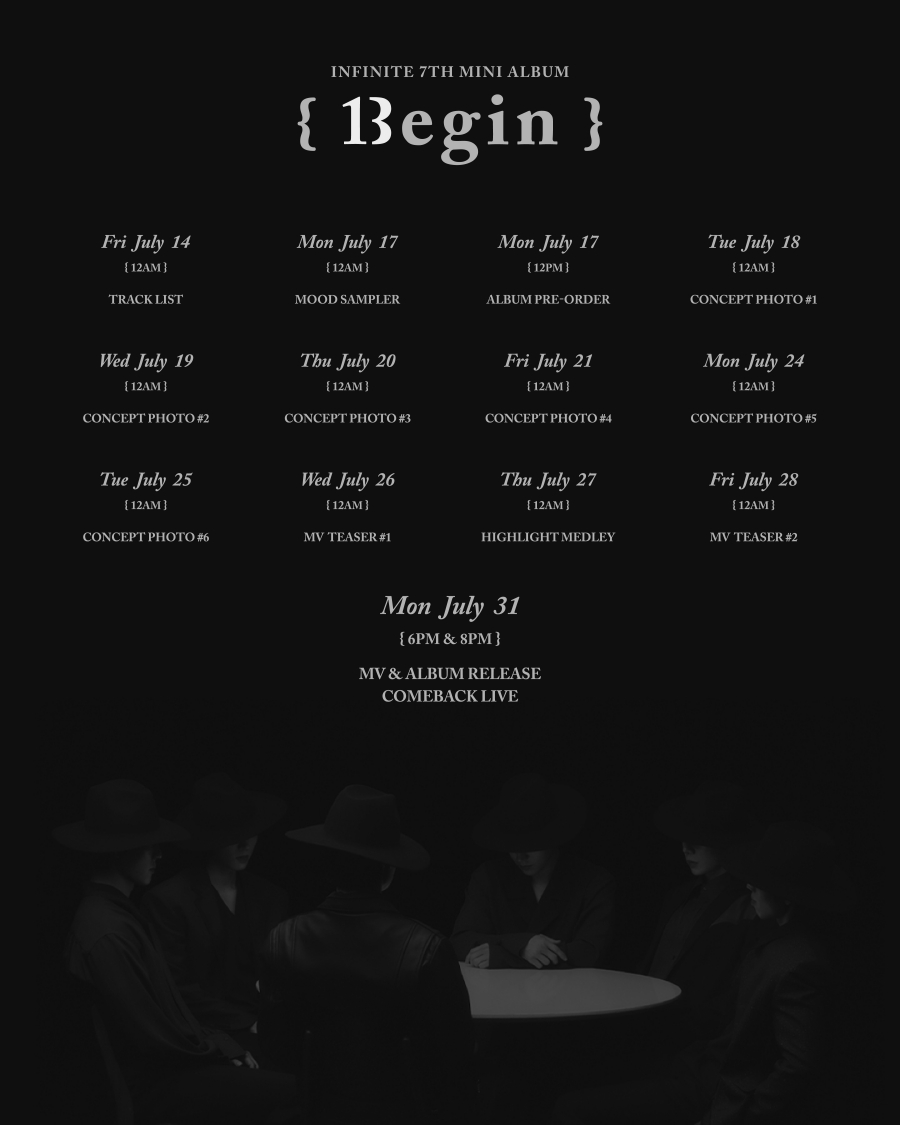 ▲ 인피니트. 제공| 인피니트 컴퍼니
