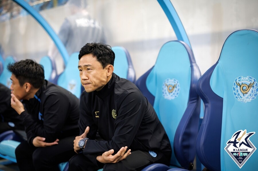 ▲ 최원권 대구FC 감독. ⓒ한국프로축구연맹