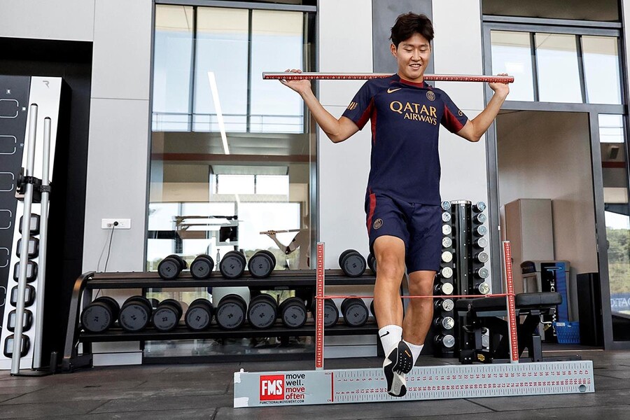 ▲ 이강인이 PSG 훈련에 참가했다 ⓒ PSG