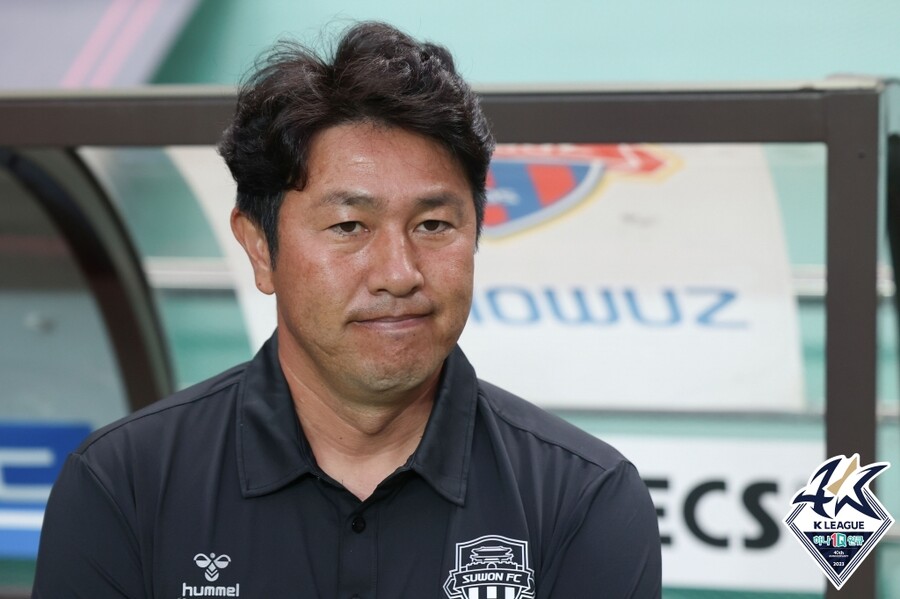 ▲ 수원FC 김도균 감독.  ⓒ한국프로축구연맹