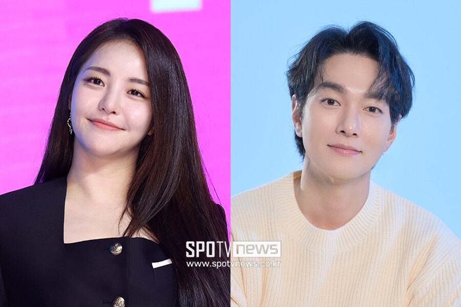 ▲ 브브걸 유정(왼쪽), 이규한.  ⓒ곽혜미 기자, 크리메이트 미디어