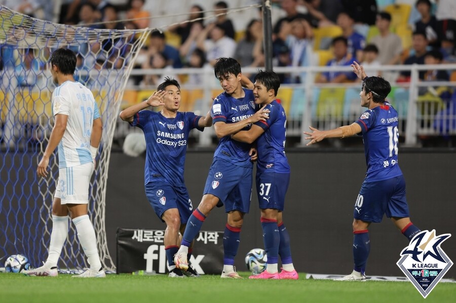▲ 전진우가 울산을 상대로 선제골을 터트렸다. ⓒ한국프로축구연맹
