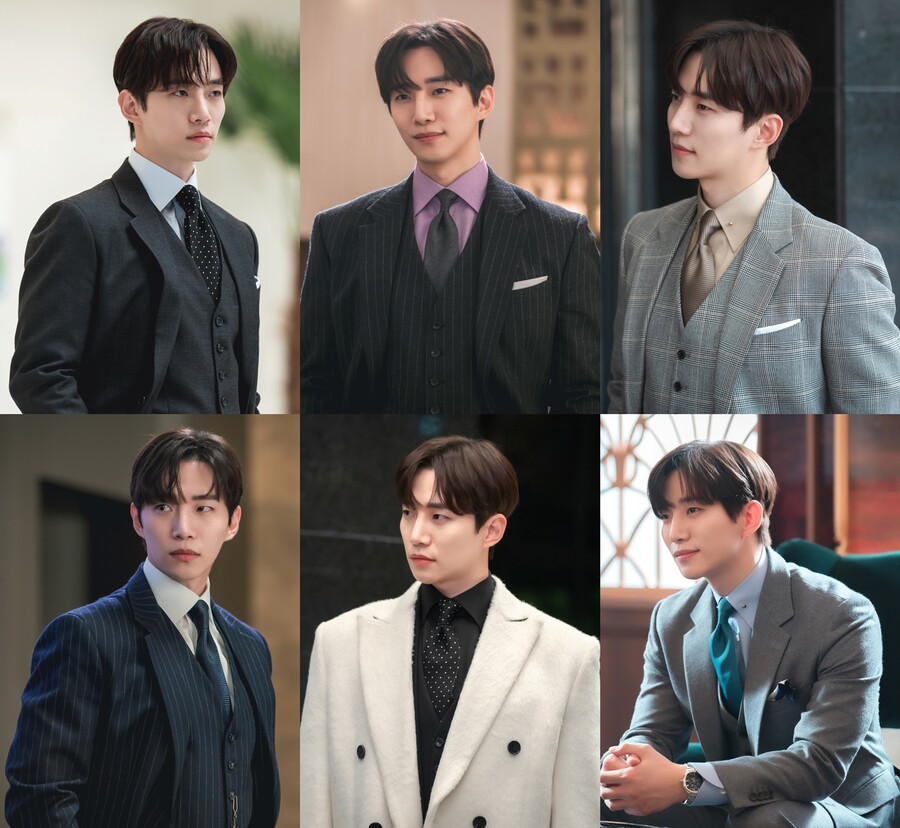 슈트핏의 정석…이준호 쓰리피스의 디테일 '셋'