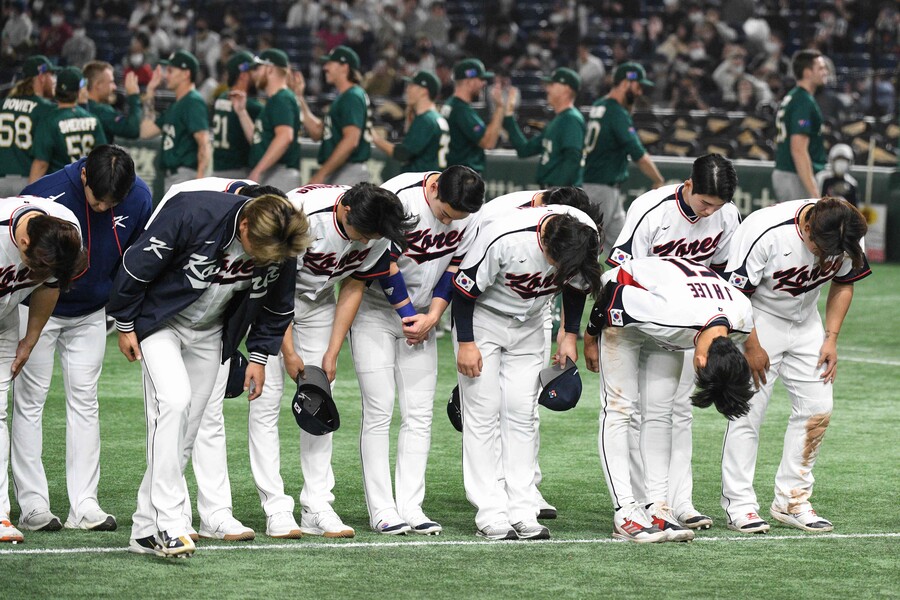 ▲ 한국 야구대표팀이 월드베이스볼클래식(WBC) 3회 연속 1라운드 탈락에 그쳤다. ⓒ 연합뉴스/AFP