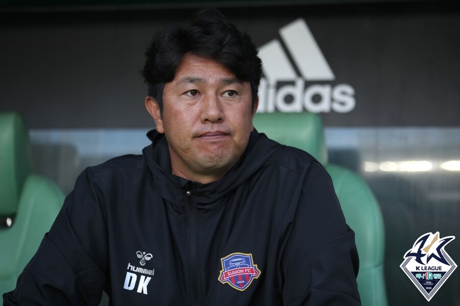 ▲ 김도균 수원FC 감독. ⓒ한국프로축구연맹