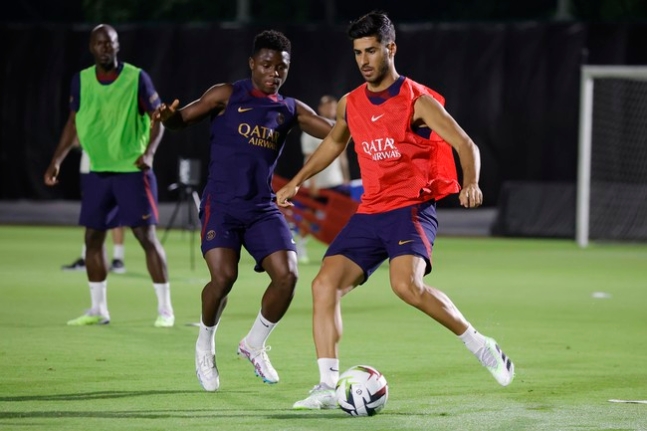 ▲ PSG 일본 투어 첫 훈련, 이강인은 없었다 ⓒPSG