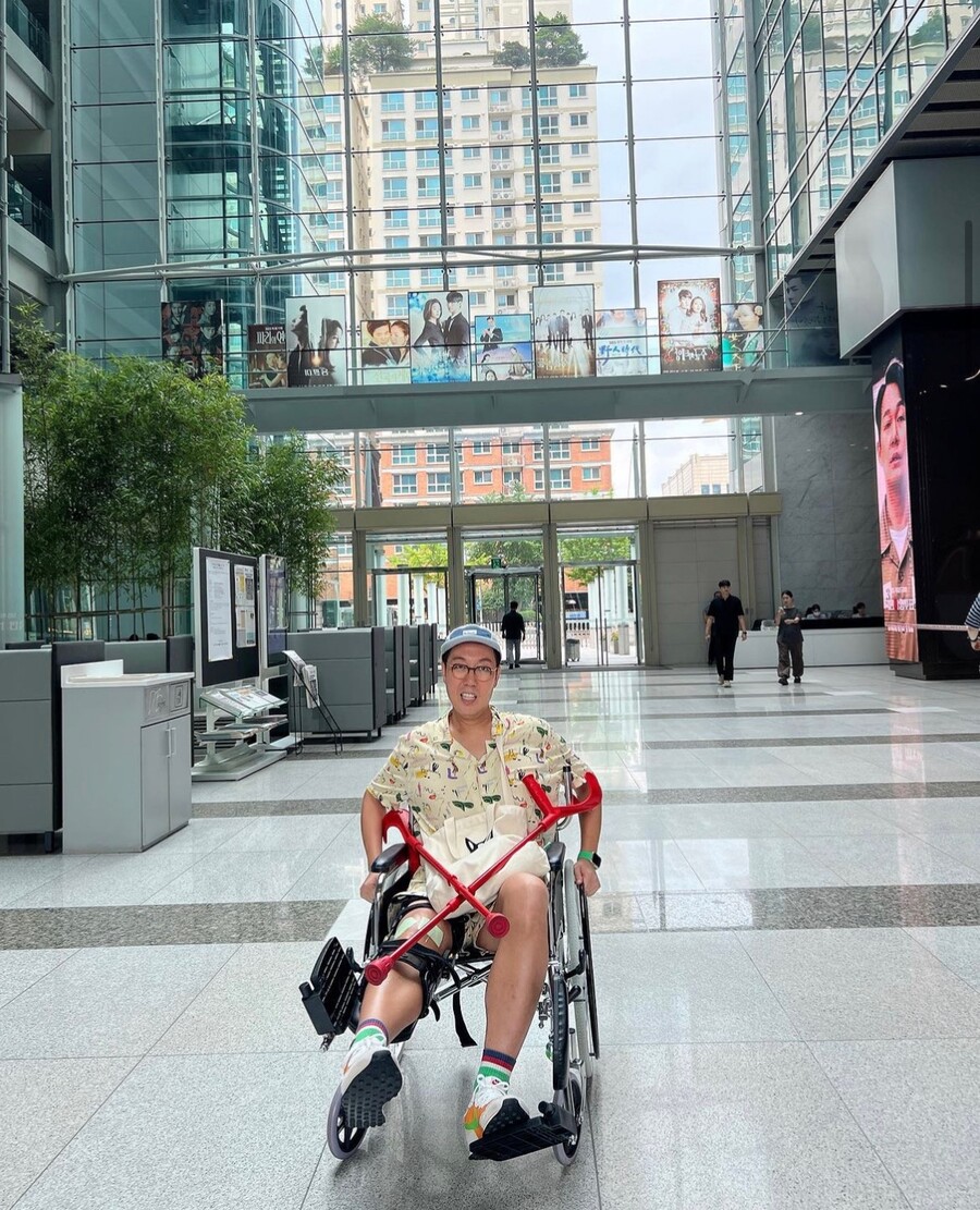 '연골 파열' 김영철, 수술 후 임지연에 러브콜 "나 지금 되게 신나"