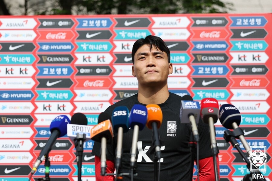 ▲ 인터뷰하는 박진섭 ⓒ대한축구협회
