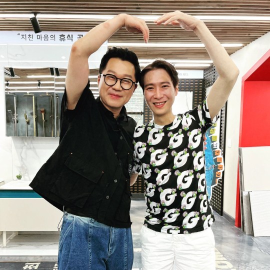 ▲ 지상렬(왼쪽), 고지용. 출처| 고지용 인스타그램