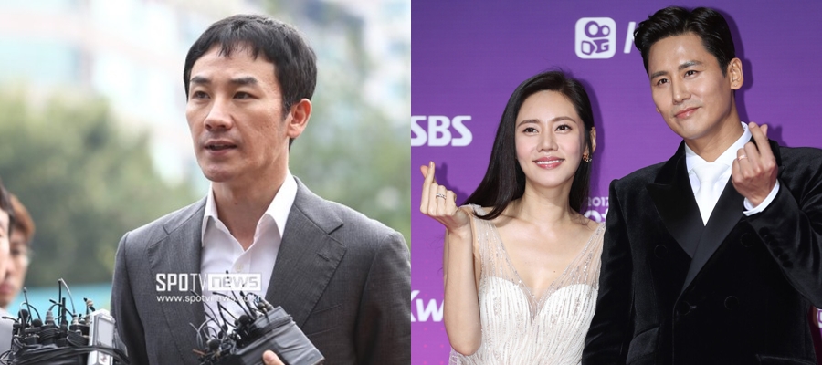 ▲ 엄태웅(왼쪽) 추자현 우효광 부부.  ⓒ곽혜미 기자