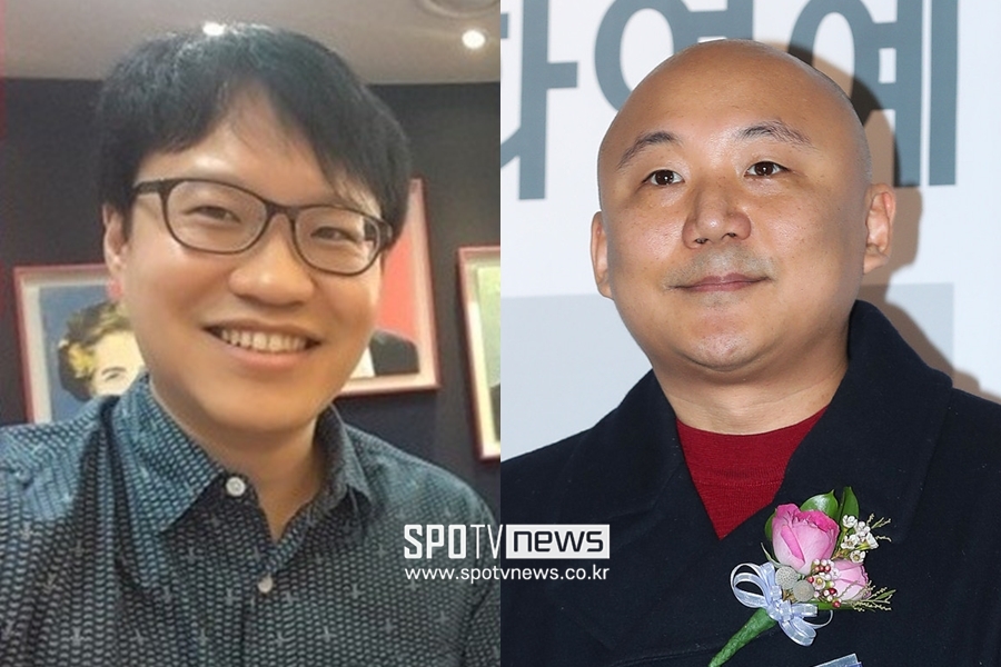 ▲ 윤서인(왼쪽), 주호민.  ⓒ곽혜미 기자, 윤서인 SNS