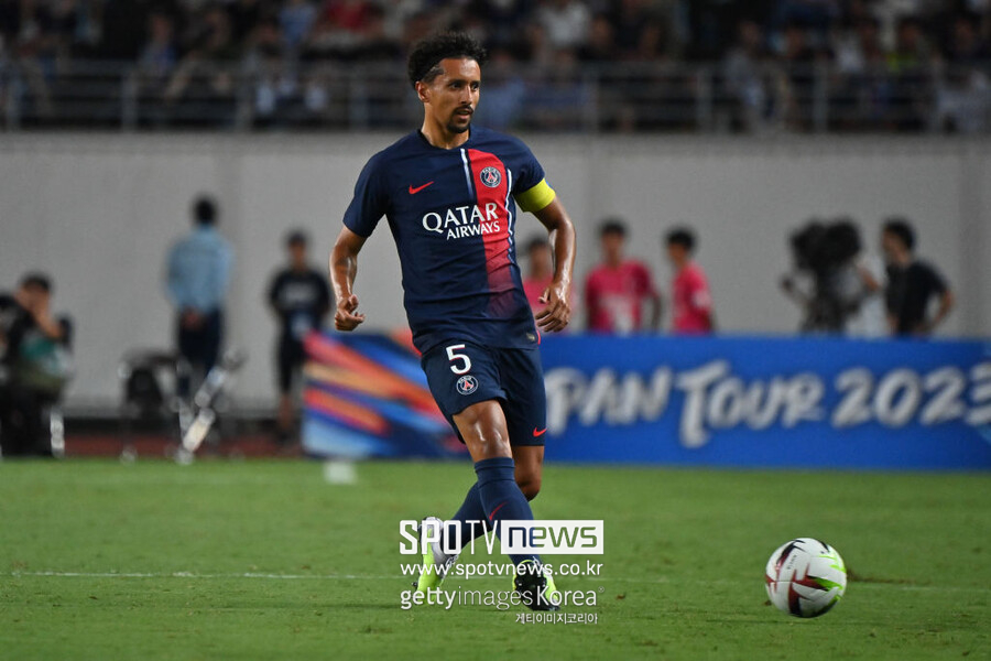 ▲음바페를 옹호했다가 PSG 고위층의 마음을 건드린 마르퀴뇨스