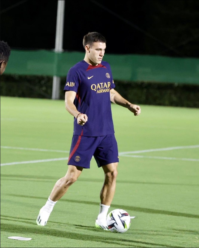 ▲ PSG 도쿄 훈련 음바페는 없다