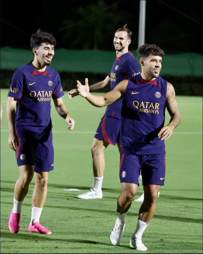 ▲ PSG 도쿄 훈련