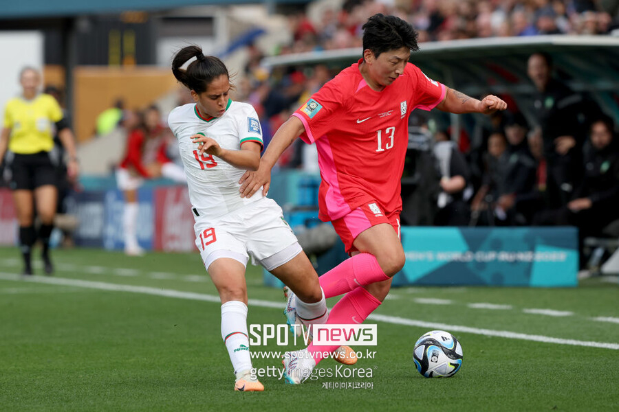 ▲ 여자월드컵 조별리그 2차전에서 모로코에 패한 한국 여자축구 대표팀