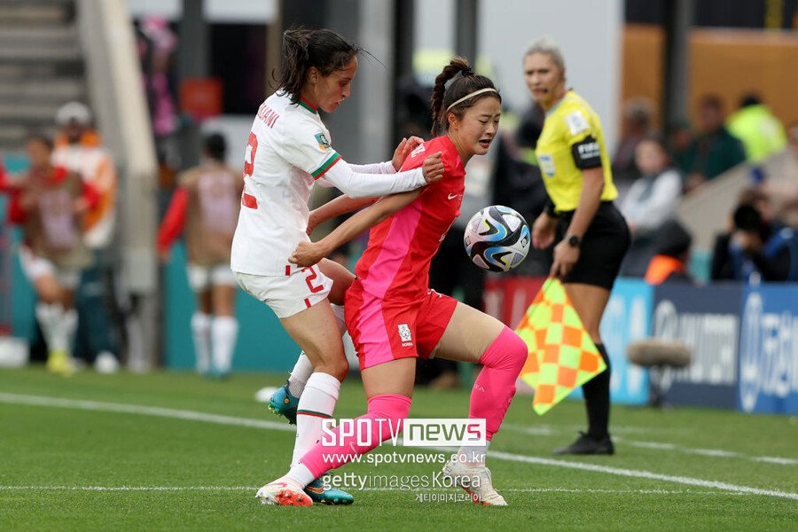 ▲ 여자월드컵 조별리그 2차전에서 모로코에 패한 한국 여자축구 대표팀