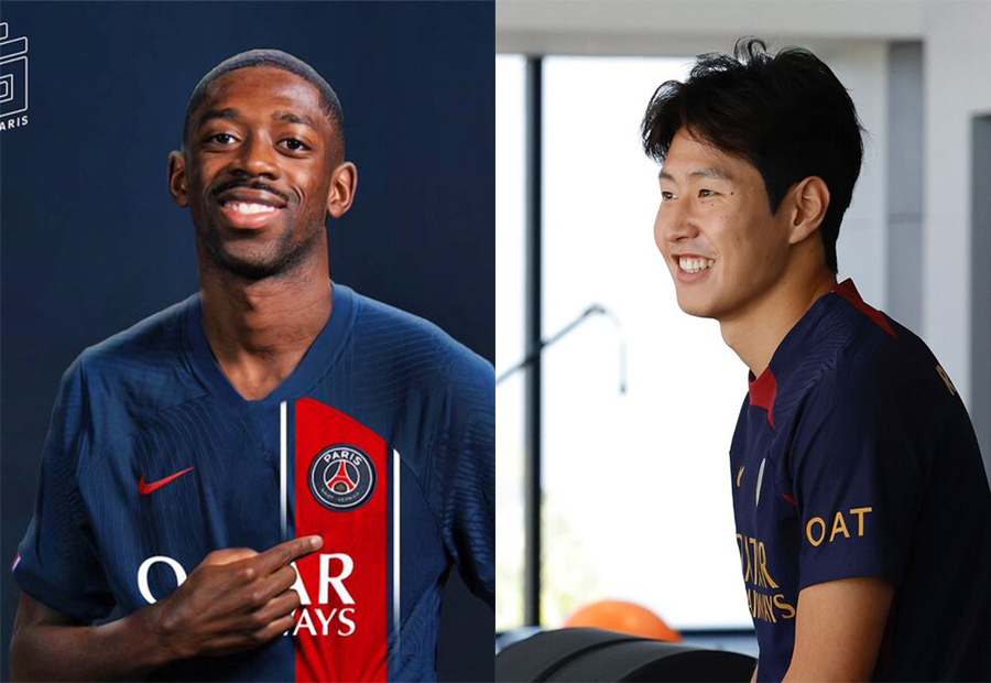 '700억 내일이면 1400억' 바르셀로나 출신→이강인 왼발 패스 받을까…PSG 이적설 뎀벨레 일단 "여기에서 행복하다"