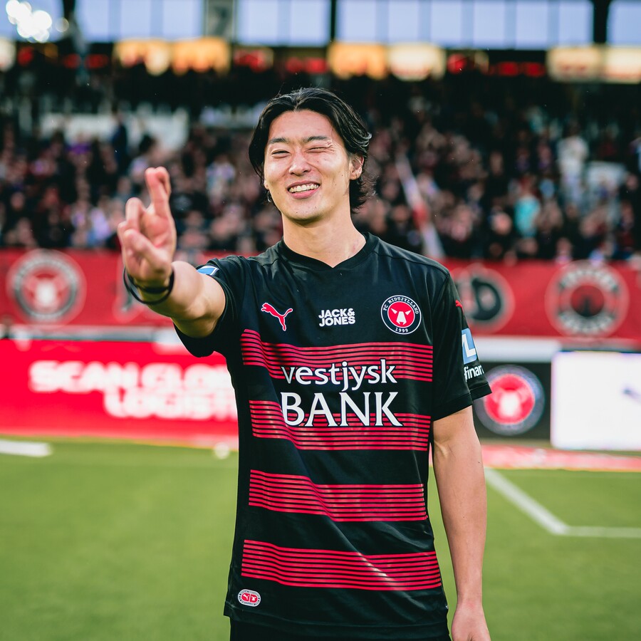 ▲ 미트윌란의 조규성 ⓒ미트윌란
