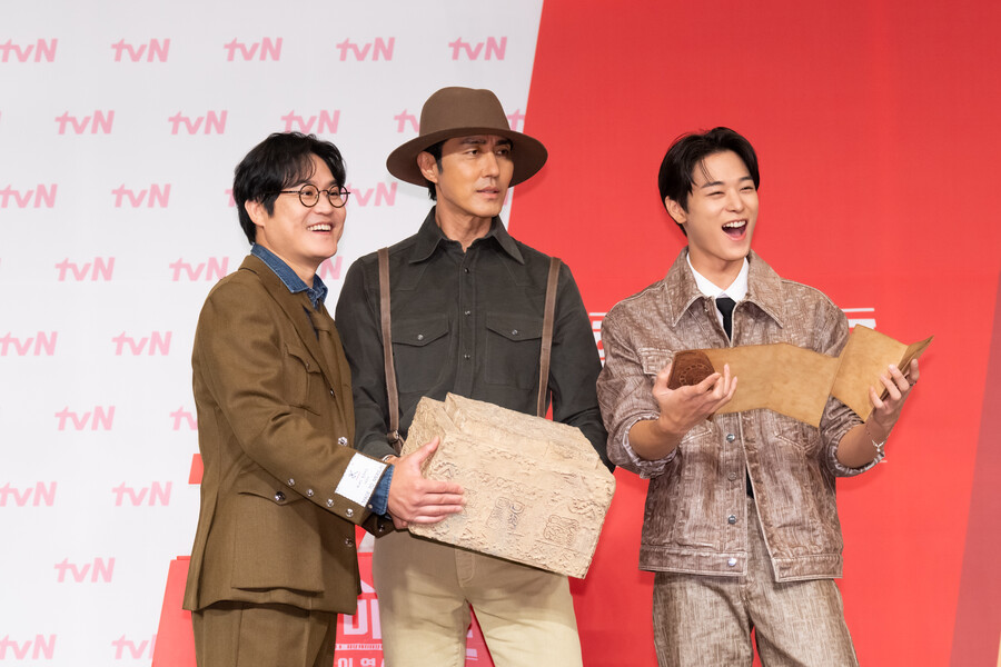 ▲ 김성균, 차승원, 더보이즈 주연(왼쪽부터). 제공| tvN