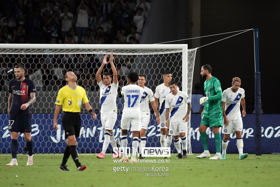 ▲ PSG 인터밀란에 역전패, 일본투어 '무승'