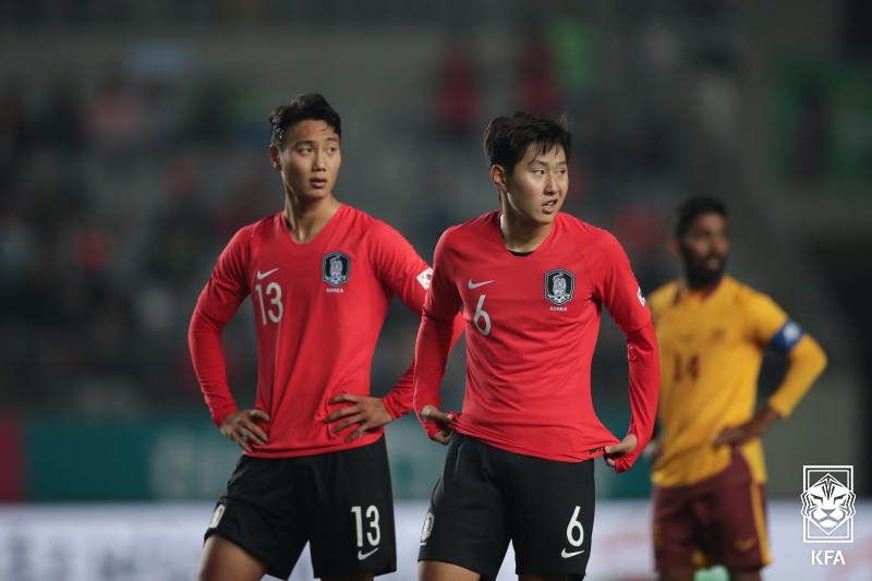 ▲ 백승호와 이강인  ⓒ대한축구협회