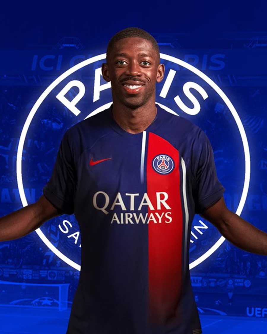 ▲ PSG 이적이 임박한 뎀벨레 ⓒ 파브리지오 로마노
